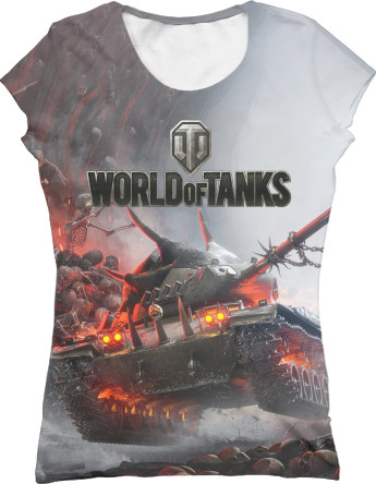 World of Tanks - Футболка 3D Жіноча - World of Tanks [2] - Mfest