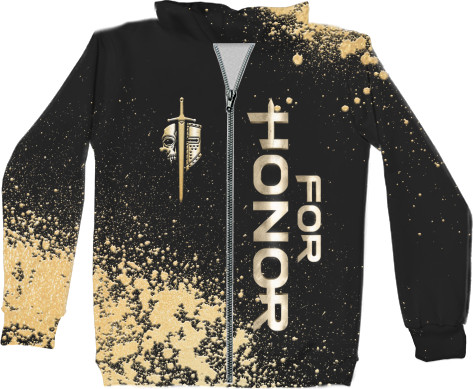 For Honor - Unisex Zip-through Hoodie 3D - FOR HONOR [6] - Mfest