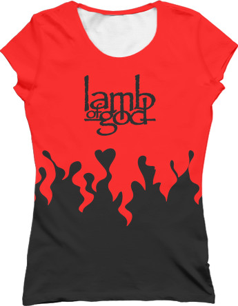 Lamb of God - Футболка 3D Жіноча - Lamb of God 9 - Mfest