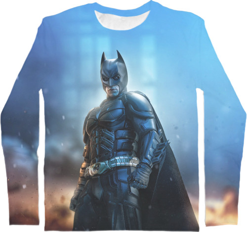 Batman vs Superman - Kids' Longsleeve Shirt 3D - BATMAN - Mfest