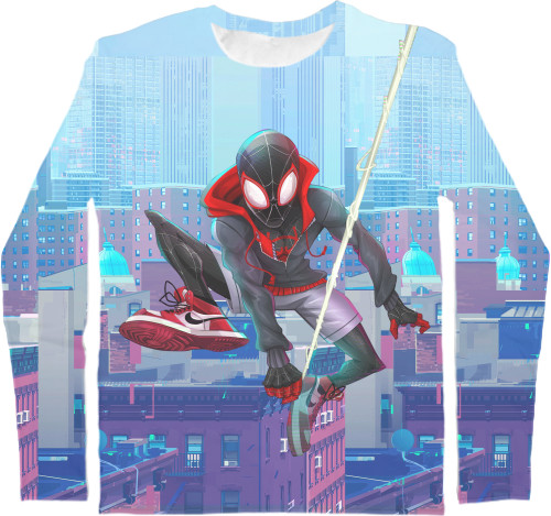 Spider Man - Men's Longsleeve Shirt 3D - SPIDER-MAN (COMICS) - Mfest
