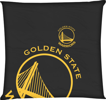 Баскетбол - Square Throw Pillow - GOLDEN STATE WARRIORS [GSW] (3) - Mfest