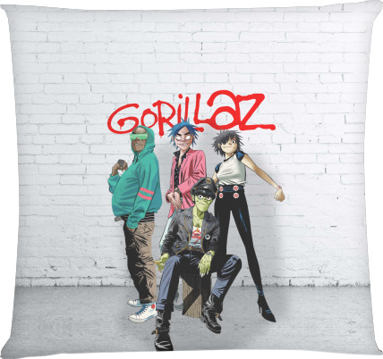 Gorillaz - Подушка квадратна - Gorillaz (2) - Mfest
