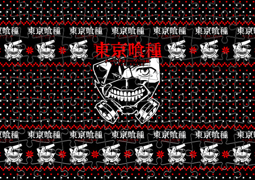 Токійський людожер /  Tokio Ghoul - Пазл - ТОКИЙСКИЙ ГУЛЬ (НОВЫЙ ГОД) - Mfest