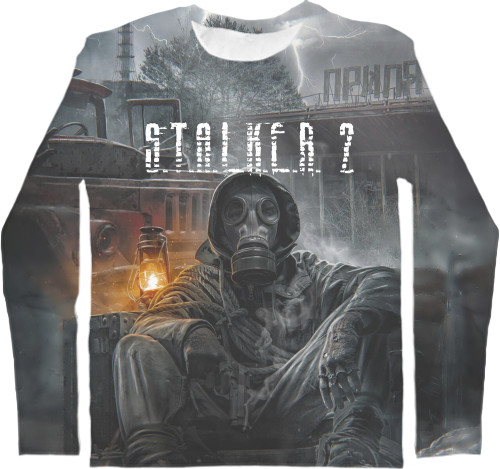 Stalker - Kids' Longsleeve Shirt 3D - S.T.A.L.K.E.R. 2 | СТАЛКЕР 2 [6] - Mfest