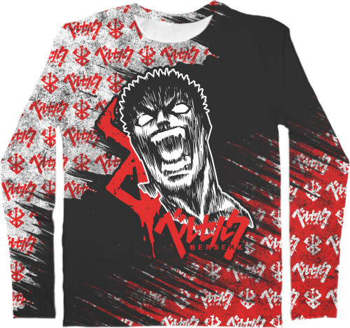 Берсерк - Men's Longsleeve Shirt 3D - BERSERK (18) - Mfest