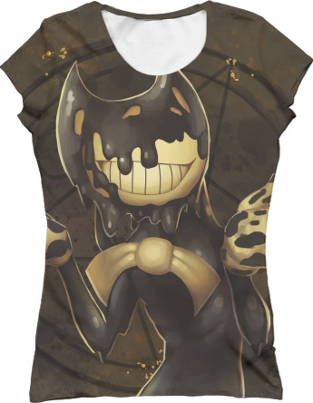 Bendy and the Ink Machine - Women's T-Shirt 3D - BENDY AND THE INK MACHINE 37 - Mfest