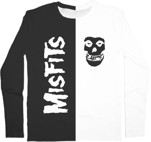Misfits - Футболка з Довгим Рукавом Чоловіча 3D - MISFITS [14] - Mfest