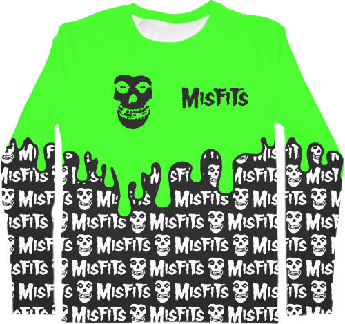 Misfits - Kids' Longsleeve Shirt 3D - MISFITS [2] - Mfest