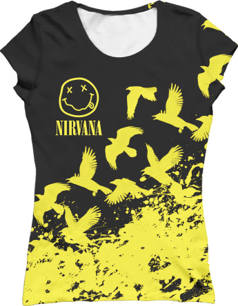 Nirvana - Футболка 3D Жіноча - NIRVANA (27) - Mfest