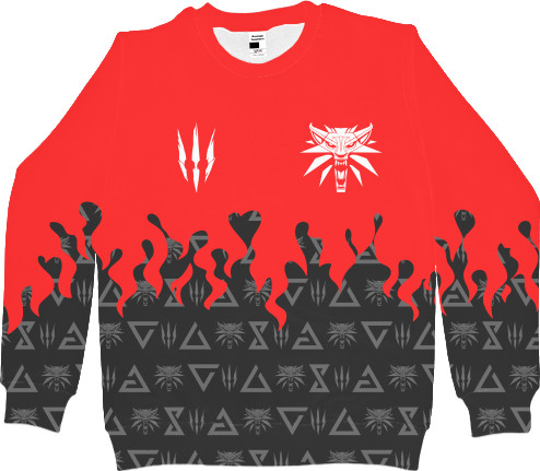 The Witcher / Ведьмак - Kids' Sweatshirt 3D - THE WITCHER [12] - Mfest