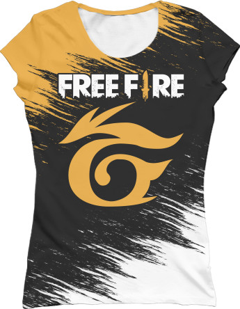 Garena Free Fire - Футболка 3D Жіноча - Garena Free Fire [12] - Mfest