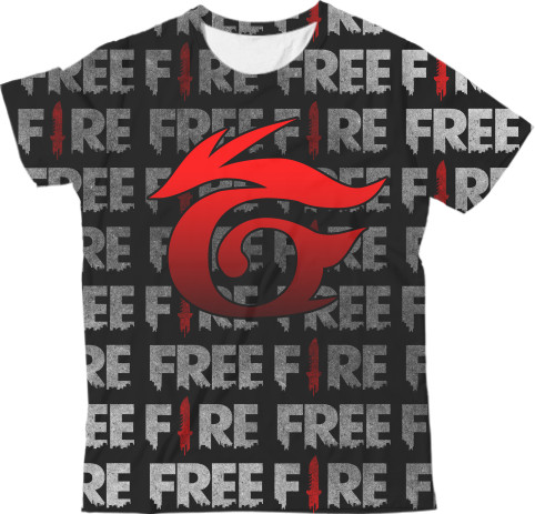 Garena Free Fire - Футболка 3D Дитяча - Garena Free Fire [5] - Mfest
