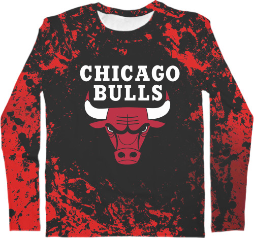 Баскетбол - Лонгслив 3D Детский - Chicago Bulls [5] - Mfest