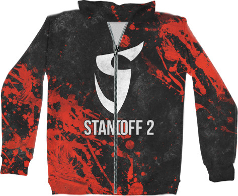 Standoff - Unisex Zip-through Hoodie 3D - STANDOFF 2 (SaiNts) 15 - Mfest