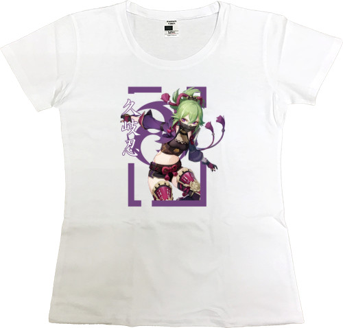 Genshin Impact - Women's Premium T-Shirt - KUKI SHINOBU - Mfest