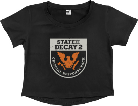 State of Decay - Women's Cropped Premium T-Shirt - State of Decay (9) - Mfest