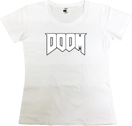 Doom - Футболка Преміум Жіноча - DOOM 13 - Mfest