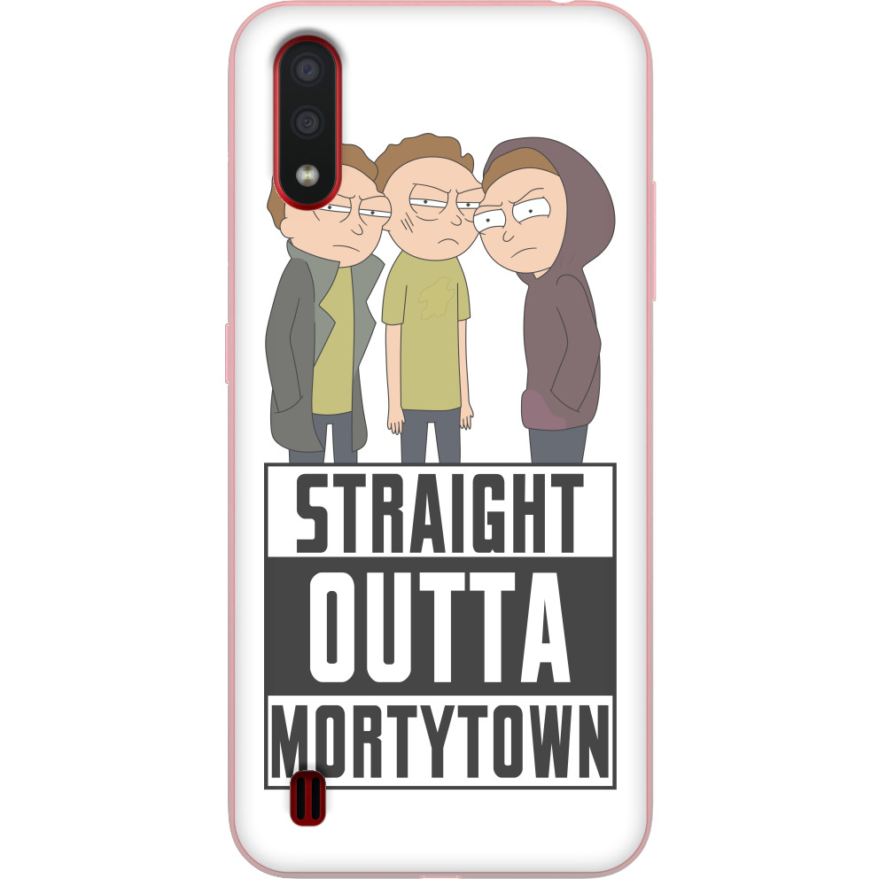 Рик и Морти - Чехол Samsung - Straight Outta Mortytown - Mfest