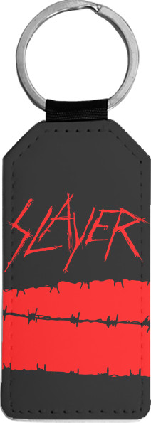 Slayer - Rectangular Keychain - SLAYER  (10) - Mfest