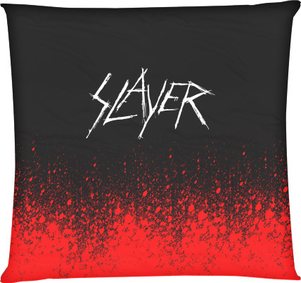 Slayer - Square Throw Pillow - SLAYER  (6) - Mfest