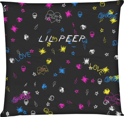 Lil Peep - Подушка квадратна - Lil Peep (Лил Пип) 2 - Mfest