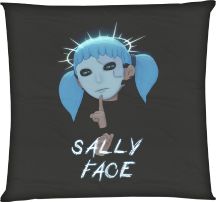 Sally Face - Подушка квадратна - Sally Face (1) - Mfest