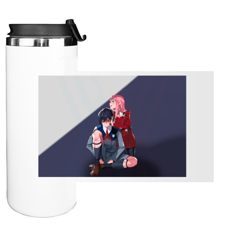 Darling in the Franxx - Water Bottle on Tumbler - Милый во Франксе (1) - Mfest