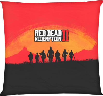 Red Dead Redemption - Square Throw Pillow - Red Dead Redemption 2 (1) - Mfest