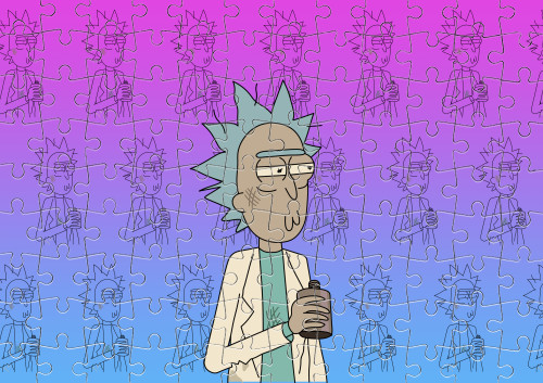 Rick and Morty (Retro Style)