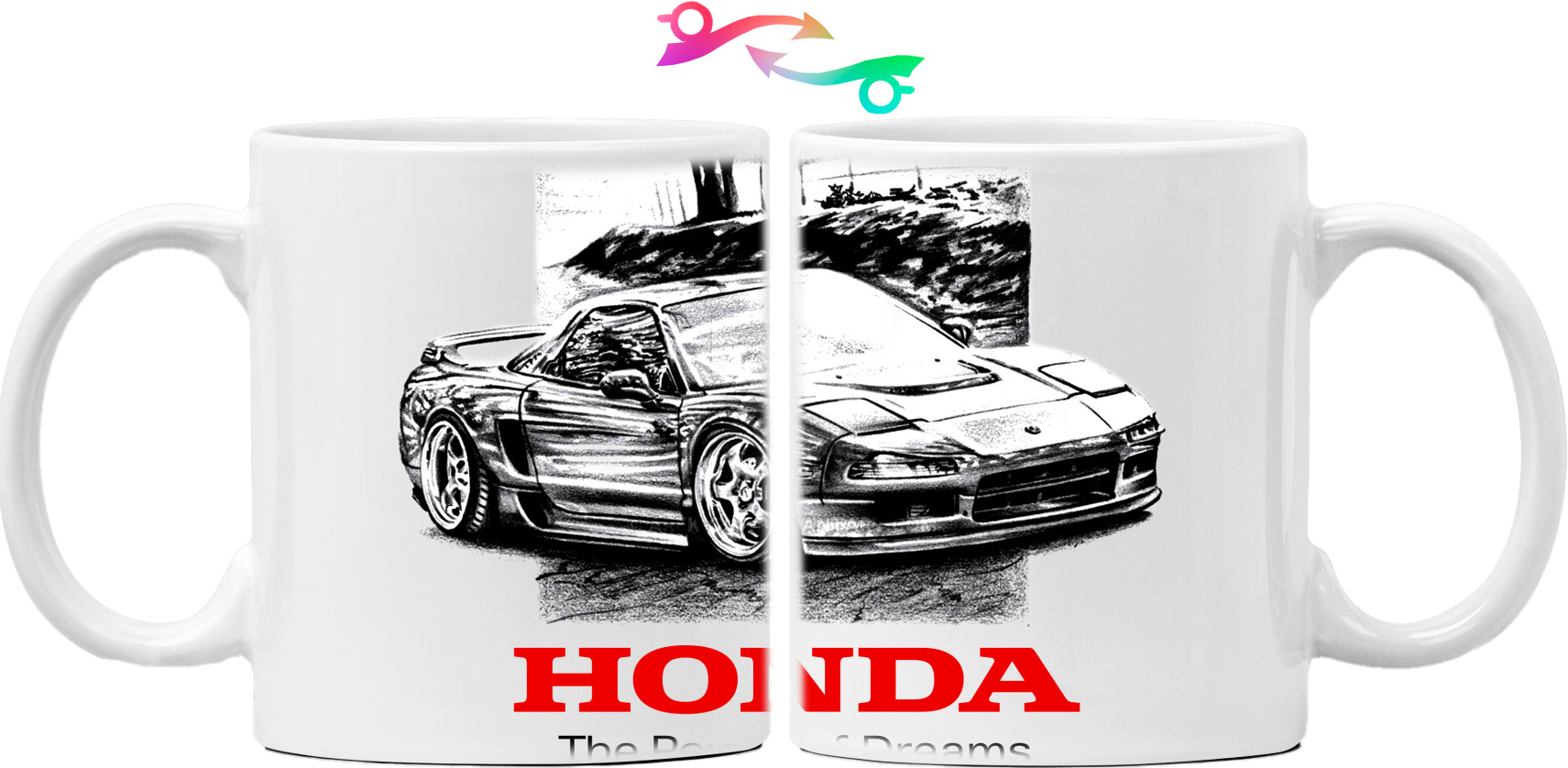 Honda - Кружка - Honda NSX - Mfest