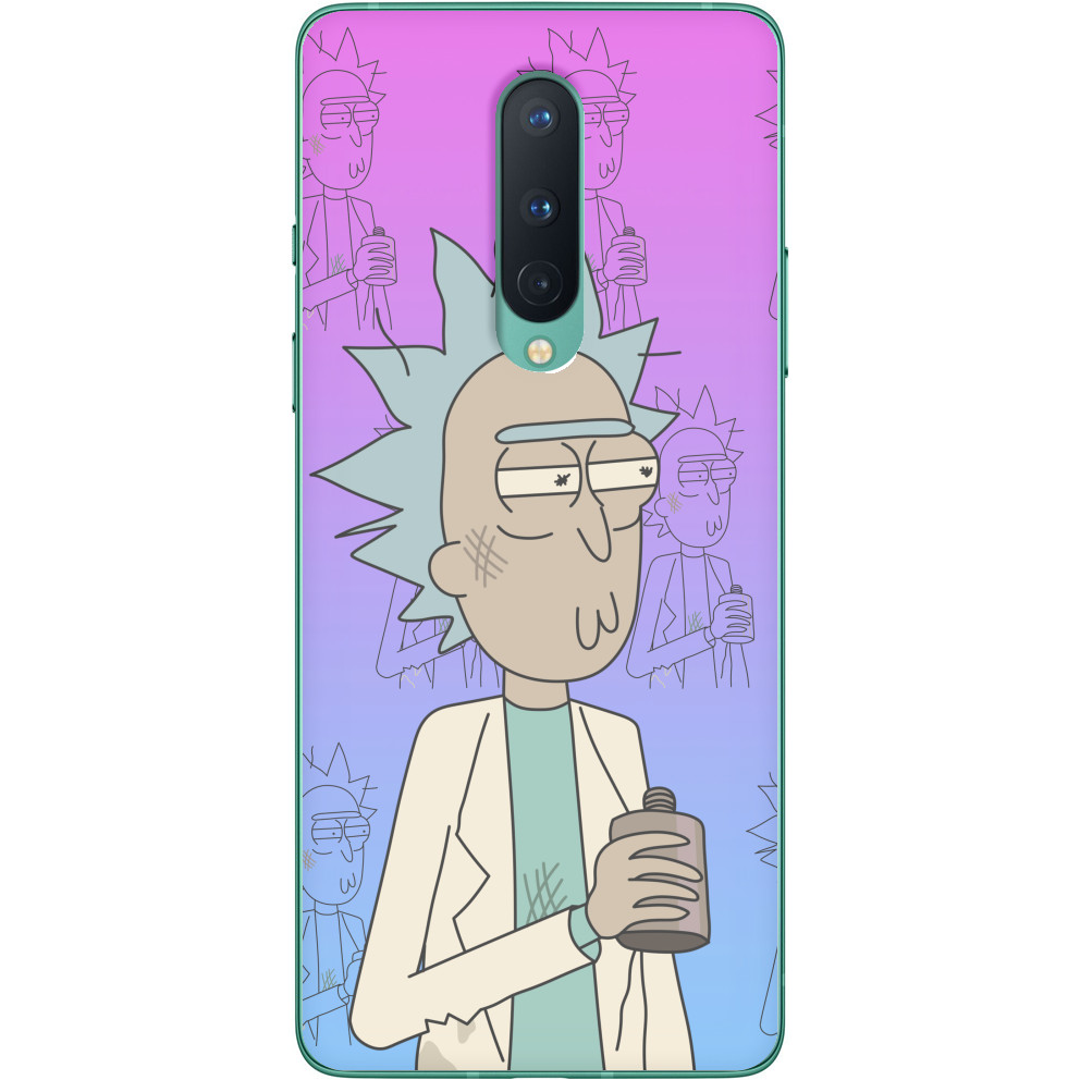 Рик и Морти - Чехол OnePlus - Rick and Morty (Retro Style) - Mfest