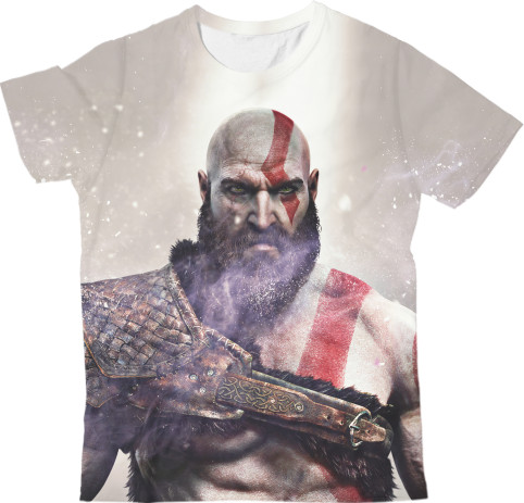 God of War - Kids' T-Shirt 3D - God Of War (2) - Mfest