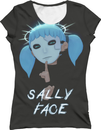 Sally Face - Футболка 3D Жіноча - Sally Face (1) - Mfest