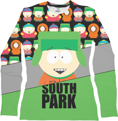 South Park - Women's Longsleeve Shirt 3D - south park 12 - Mfest