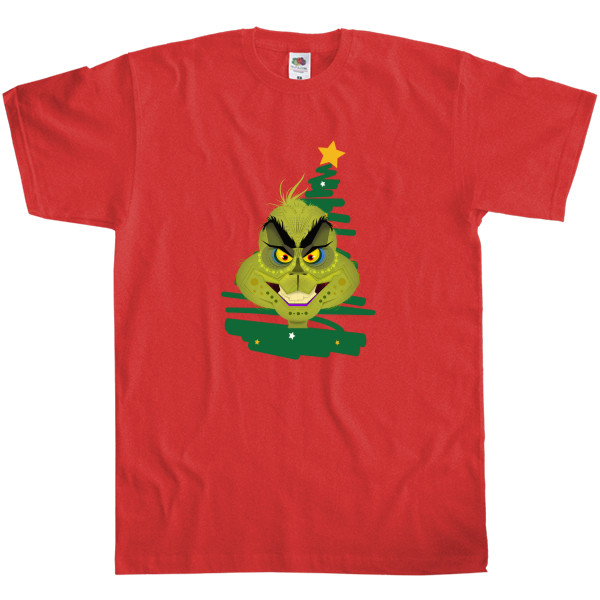 Christmas Grinch and his tree