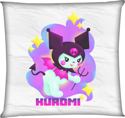 Hello kitty - Square Throw Pillow - KUROMI 8 - Mfest