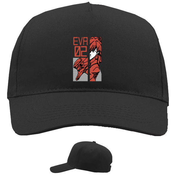 Evangelion / Евангелион - Baseball Caps - 5 panel - EVA 02 - Mfest