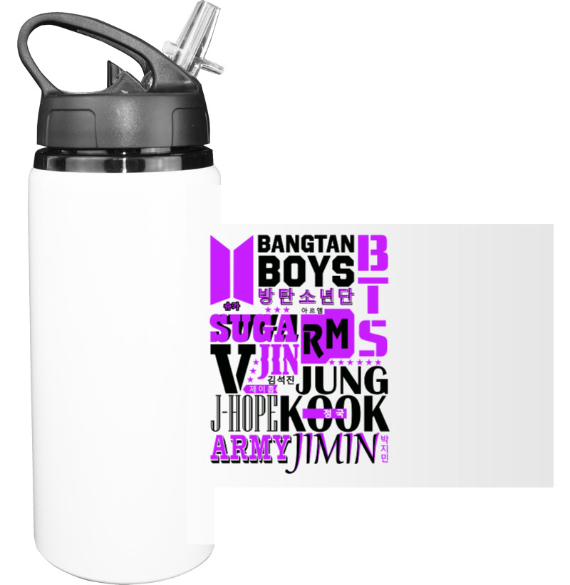 BTS - Sport Water Bottle - BTS 8 - Mfest