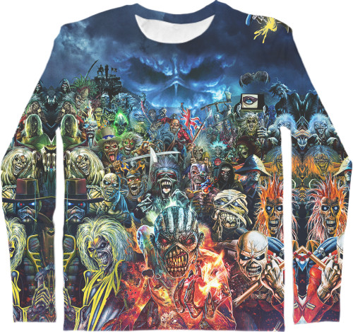 Iron Maiden - Kids' Longsleeve Shirt 3D - IRON MAIDEN [7] - Mfest