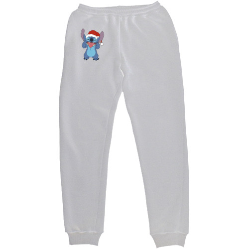 Лила и Стич - Men's Sweatpants - Новорічний Стіч - Mfest