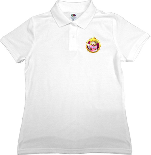 Mario - Women's Polo Shirt Fruit of the loom - Принцесса - Mfest