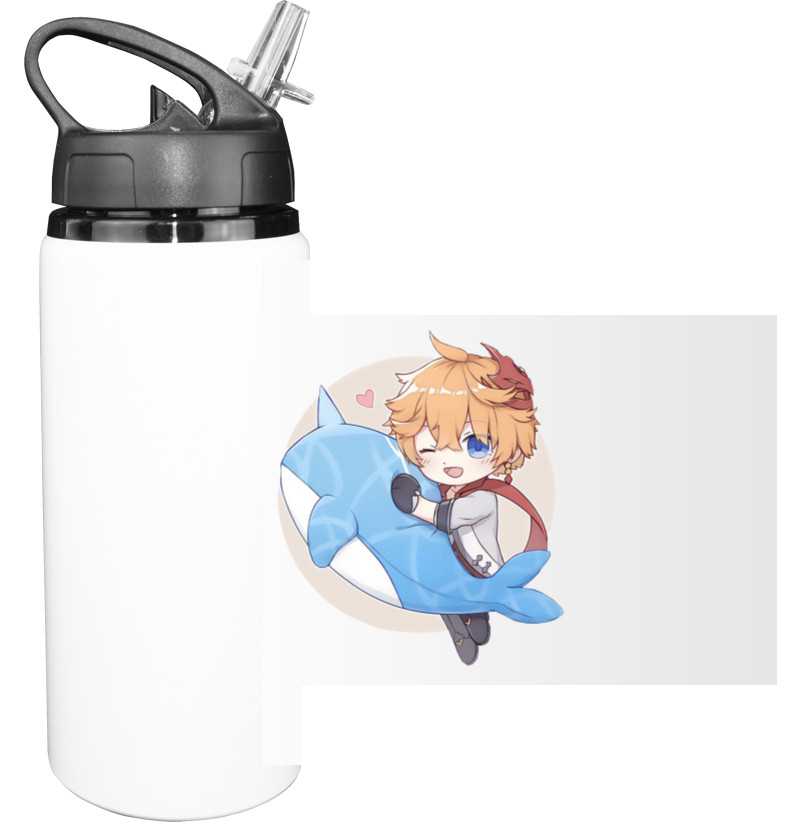 Genshin Impact - Sport Water Bottle - ТАРТАЛЬЯ - GENSHIN IMPACT - Mfest