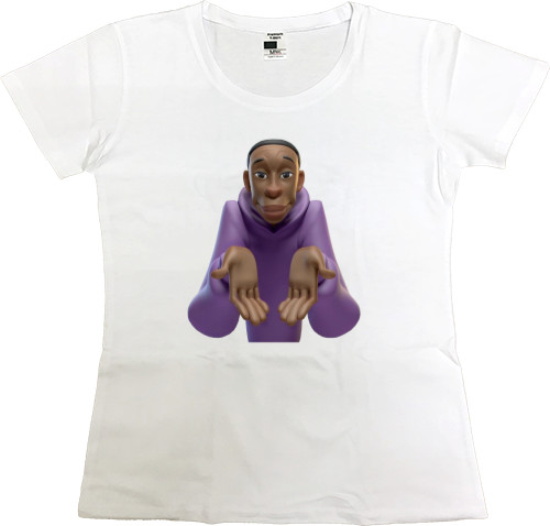Khaby Lame / Хаби Лейм - Women's Premium T-Shirt - Khaby Lame - Mfest