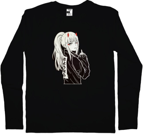 Darling in the Franxx - Men's Longsleeve Shirt - Zero Two Art - Mfest