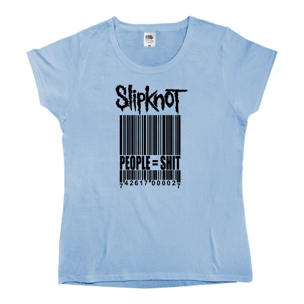 Slipknot - Футболка Класика Жіноча Fruit of the loom - Slipknot People - Mfest