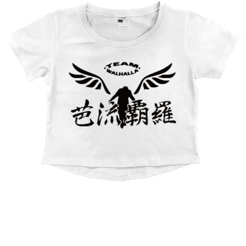 Tokyo Revengers / Токийские мстители - Kids' Premium Cropped T-Shirt - Tokyo Revengers logo - Mfest