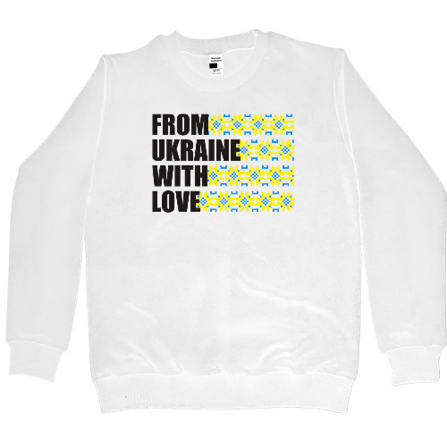 Я УКРАИНЕЦ - Women's Premium Sweatshirt - From Ukraine with Love - Mfest