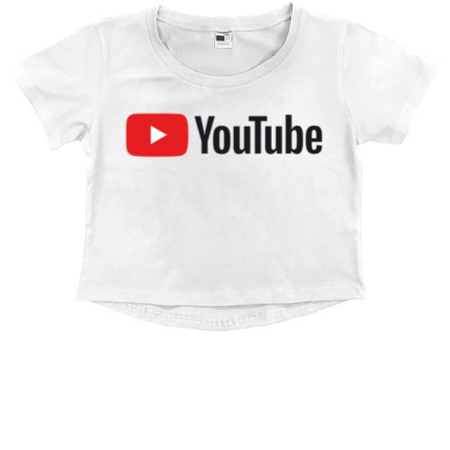 Youtube - Кроп - топ Преміум Дитячий - Youtube - Mfest