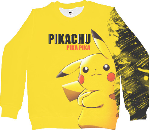 Pokemon Go - Світшот 3D Чоловічий - Pikachu Pika Pika - Mfest